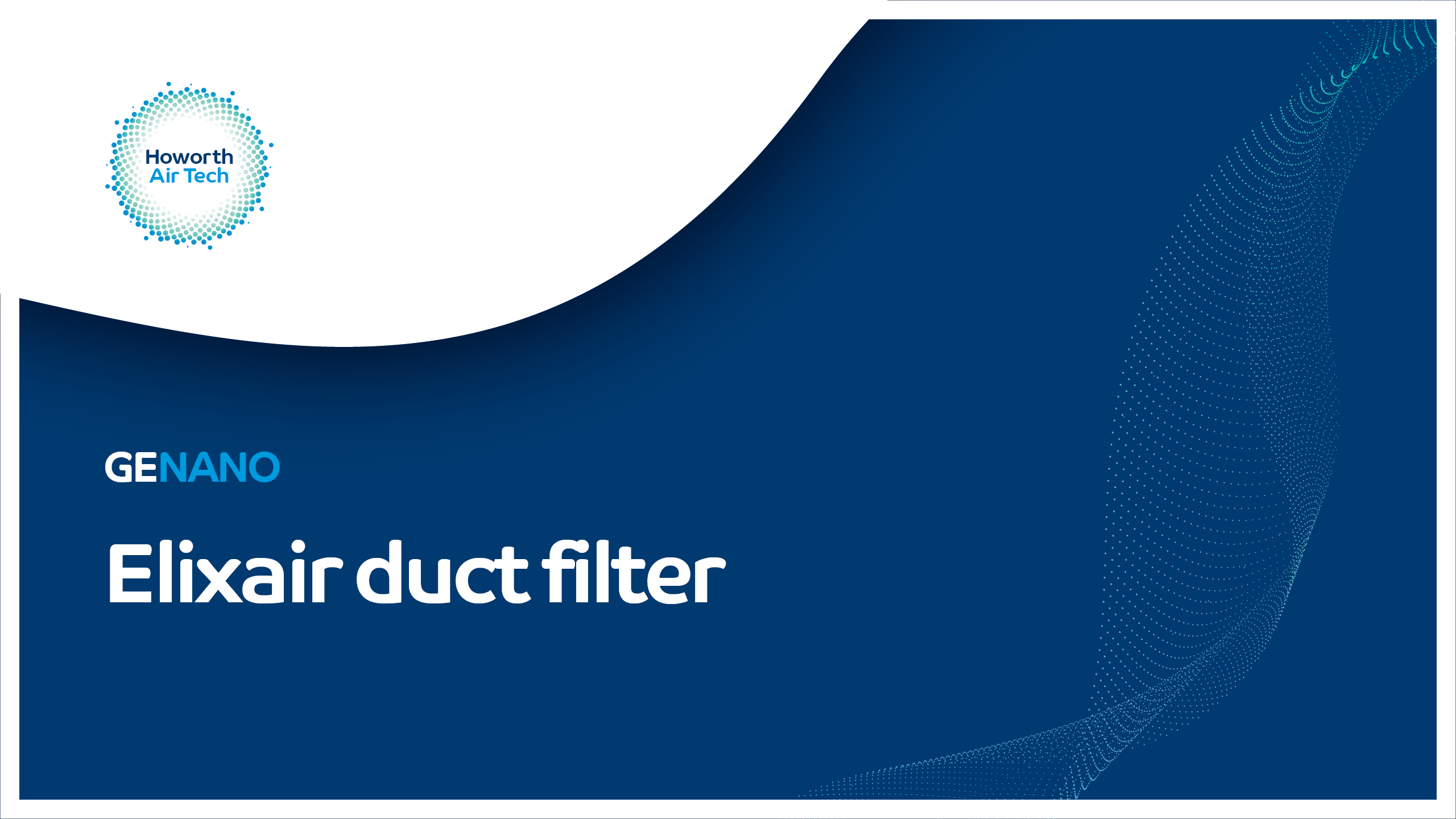 GENANO - Elixair duct filter